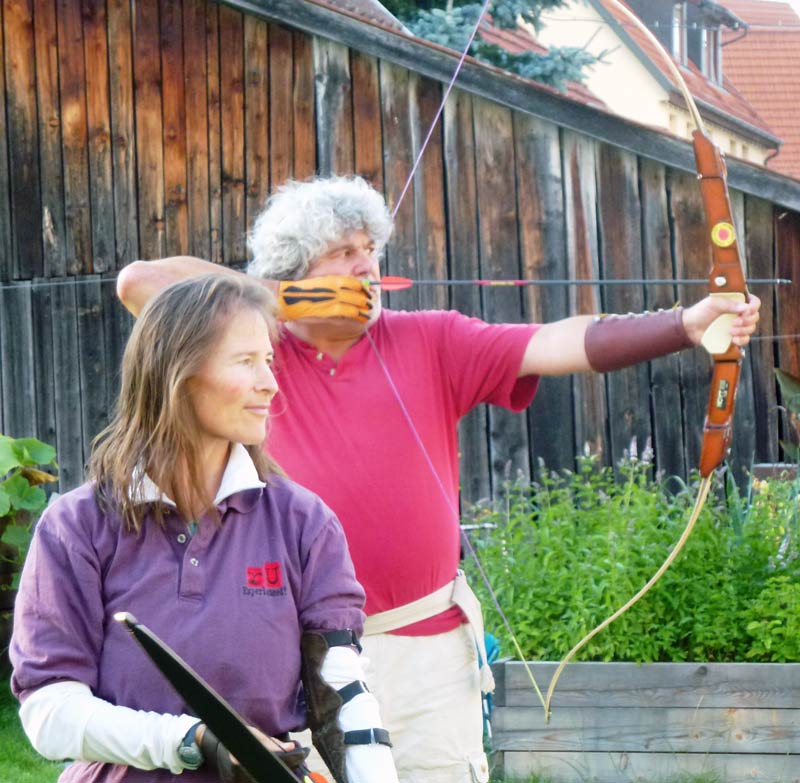 Outdoor-Training Bogenschießen Ruth Kaiser